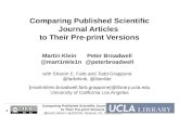 Comparing Published Scientific Journal Articles  to Their Pre-print Versions