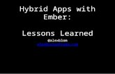 Phonegap Day 2016: Ember/JS & Hybrid Apps Tips