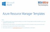 Azure Resource Manager (ARM) Templates