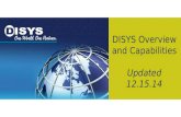 DISYS-General-Capabilities- Seattle Presentation
