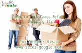 How to Pack Cargo Before Shipping It?