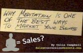Why *Meditation* Is The Best Way to Market Your Business
