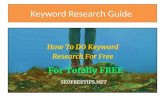 Keyword research guide