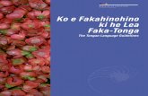 The Tongan Language Guidelines