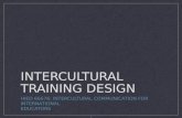Intercultural training design