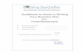Guidelines to Assist in Writing Your Business Plan For Hotel ...