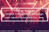 How to start an online influencer campaign   adconnect - widyanto - januari 2016