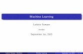 WISS 2015 - Machine Learning lecture by Ludovic Samper