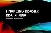 Financing Disaster Risk in India