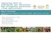 Improving data on greenhouse gas emissions—and mitigation potentials—from agriculture