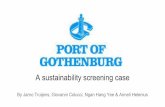 Presentation Port of Gothenburg
