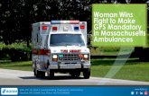 Woman Wins Fight to Make GPS Mandatory in Massachusetts Ambulances