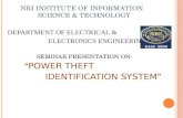 presentation on POWER THEFT IDENTIFICATION SYSTEM