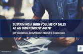 Sustaining a High Volume of Sales As An Independent Agent