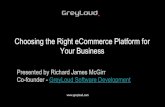 [Comparison] Choosing the Right eCommerce Platform