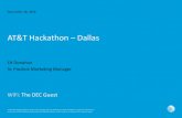 AT&T IoT Hackathon - Dallas (hosted by The DEC)