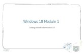 Windows 10 module 1 ppt presentation