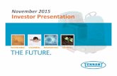 Current Investor Presentation – November 2015