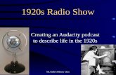 1920s radio show