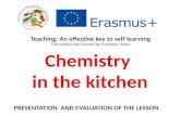 51 CHEMISTRY IN A KITCHEN -  preparation and evaluation of lesson