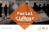 Popular brand index on Facial cleaner in Thailand