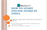 How to start online store in India - Nwebkart.com