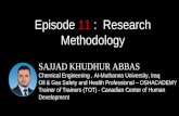 Episode 11 :  Research Methodology