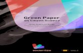 Green Paper on Citizen Science