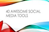 40 Awesome Social Media Tools