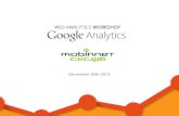 Google Analytics Workshop 2013