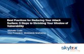 5 Steps to Reduce Your Window of Vulnerability