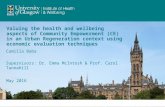 Valuing the health and wellbeing aspects of Community Empowerment (CE) in an Urban Regeneration context using economic evaluation techniques