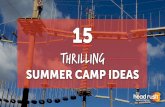 15 Thrilling Summer Camp Ideas