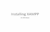 Installing XAMPP - Fordham