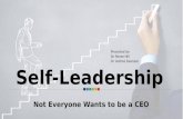 Self Leadership Not Just For CEOs