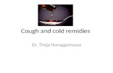 Cough ans Cold remedies