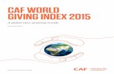 CAF World Giving Index 2015
