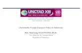 Sustainable Freight Transport Policy in Indonesia