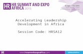 HR Summit and Expo Africa 2015 - Seminar Presentation by Jonathan Man, Executive Director, IDM Business School