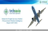 Global Air Freight Services Market - Procurement Market Intelligence Report 2017 - 2021
