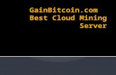 Gainbitcoin Bitcoin Mining Network - Earn Free Bitcoins