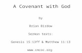Our covenant with God