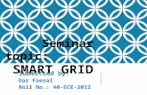 Smart grid and hydo electric power power plant