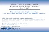 Travel and Entertainment Expense Management Trends for 2016