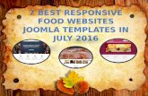 7 BEST RESPONSIVE FOOD WEBSITES JOOMLA TEMPLATES IN JULY 2016