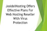 JosidelHosting Offers Effective Plans For Web Hosting Reseller With Virus Protection
