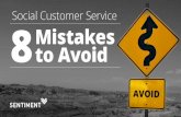 8 Social Customer Service Mistakes and How To Avoid Them