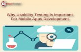 Why Usability Testing Is Important For Mobile Apps Development ?