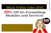 Black friday sales 2016 on PrestaShop Modules