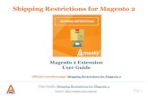 Shipping Restrictions for Magento 2